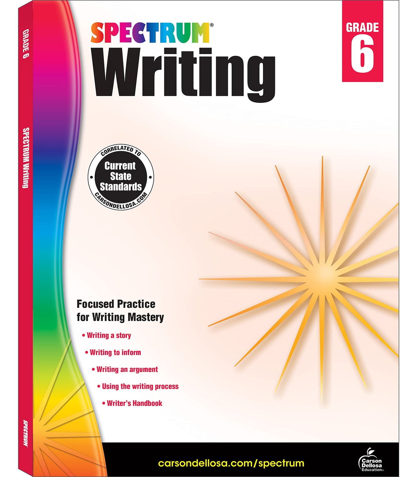 Spectrum Writing, Grade 6: Volume 40 book cover
