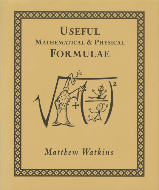 Useful Mathematical and Physical Formulae book cover