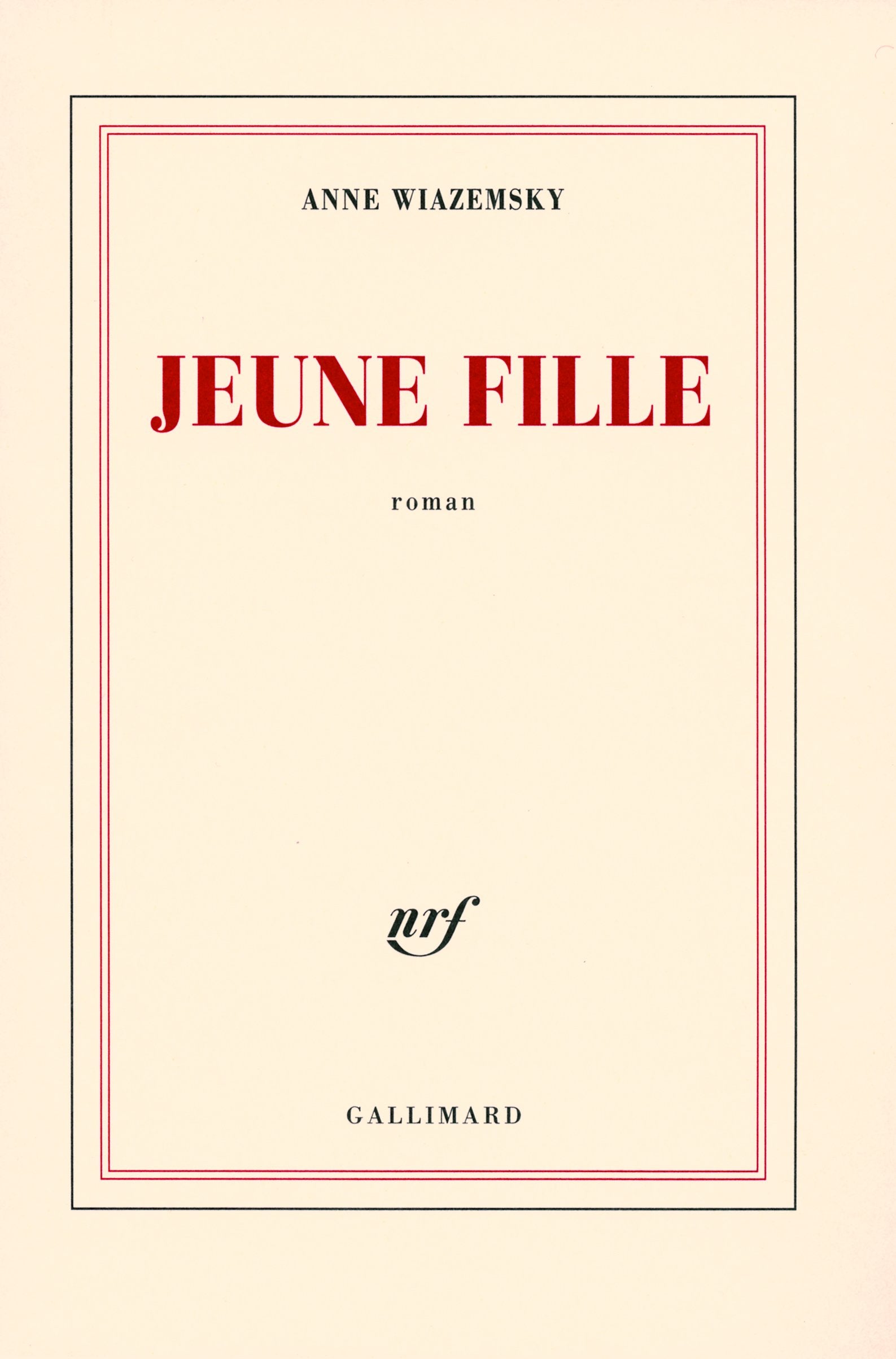 Jeune fille book cover