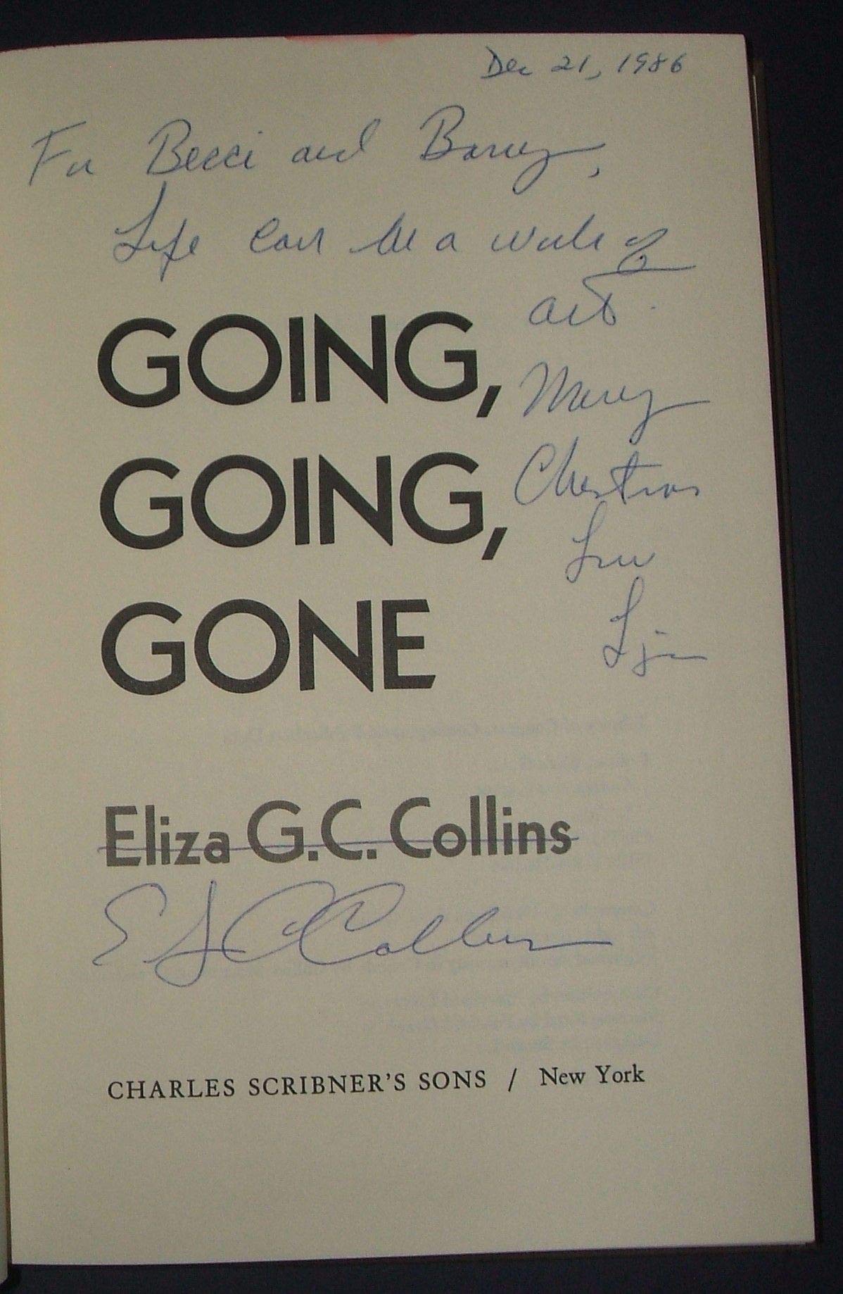 Going, Going, Gone book cover