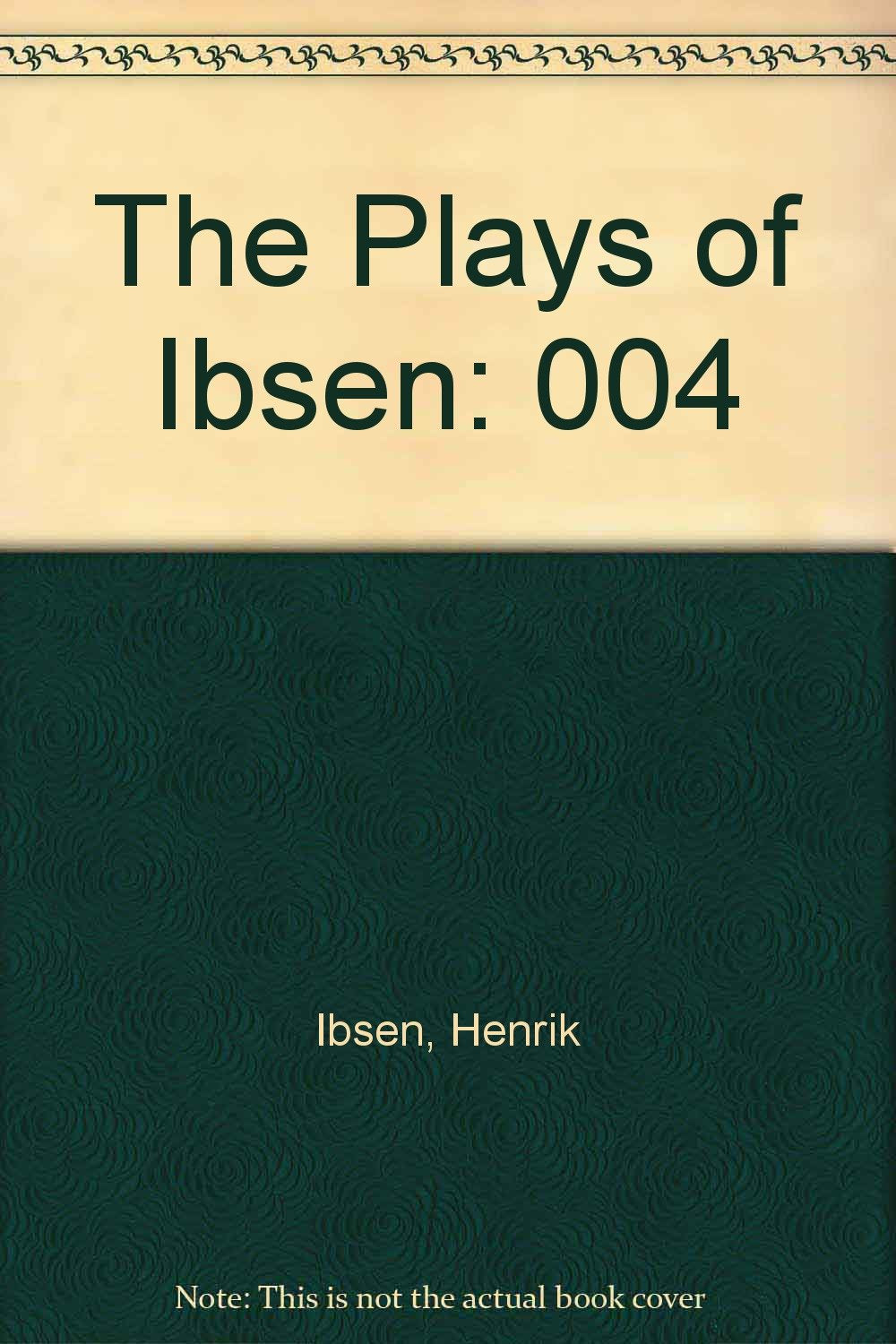 Plays Ibsen 4 book cover