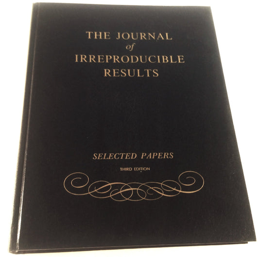 Journal of Irreproducible Results book cover