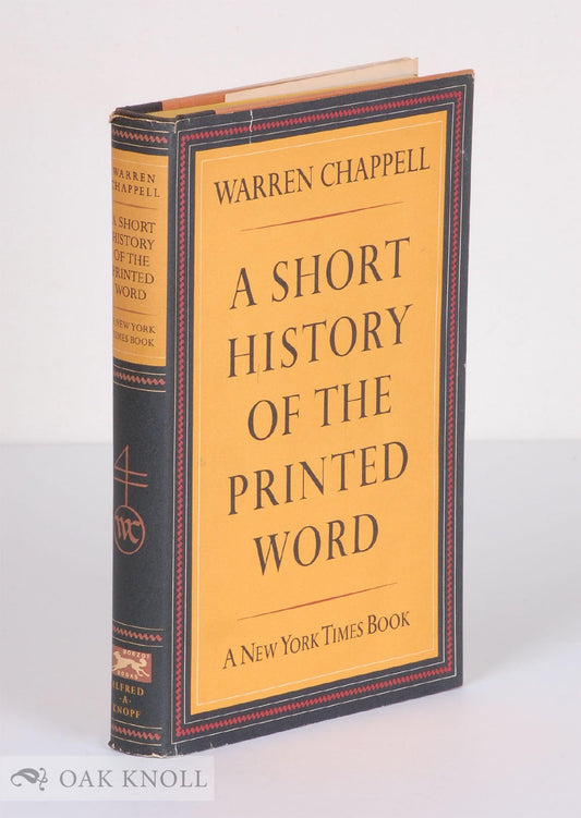 A short history of the printed word.