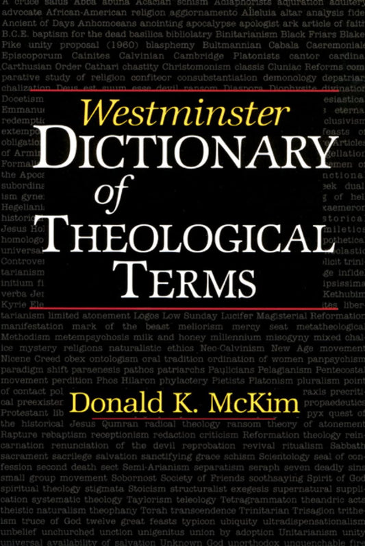 Westminster Dictionary of Theological Terms (Revised) book cover