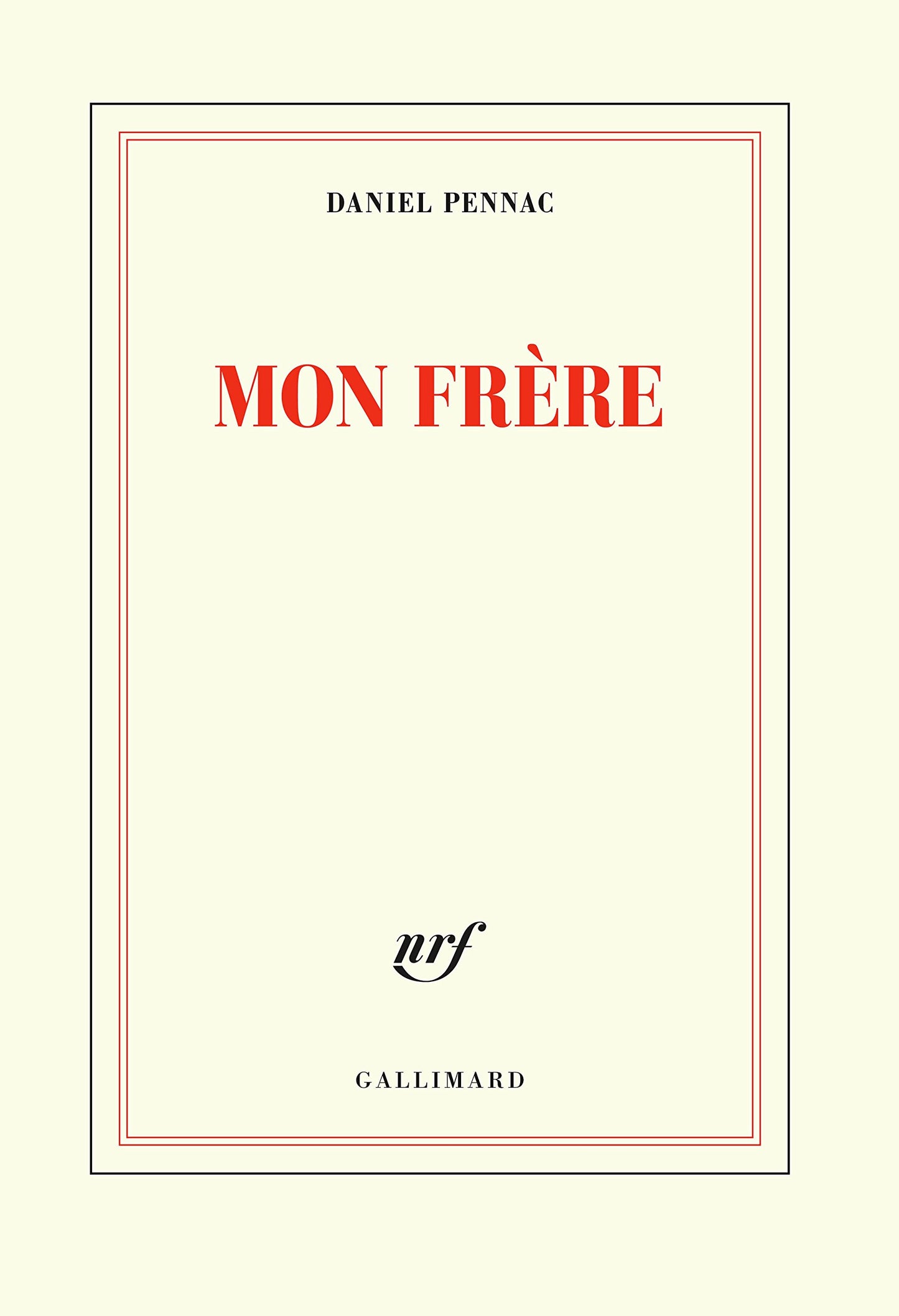 Mon frère (French Edition) book cover