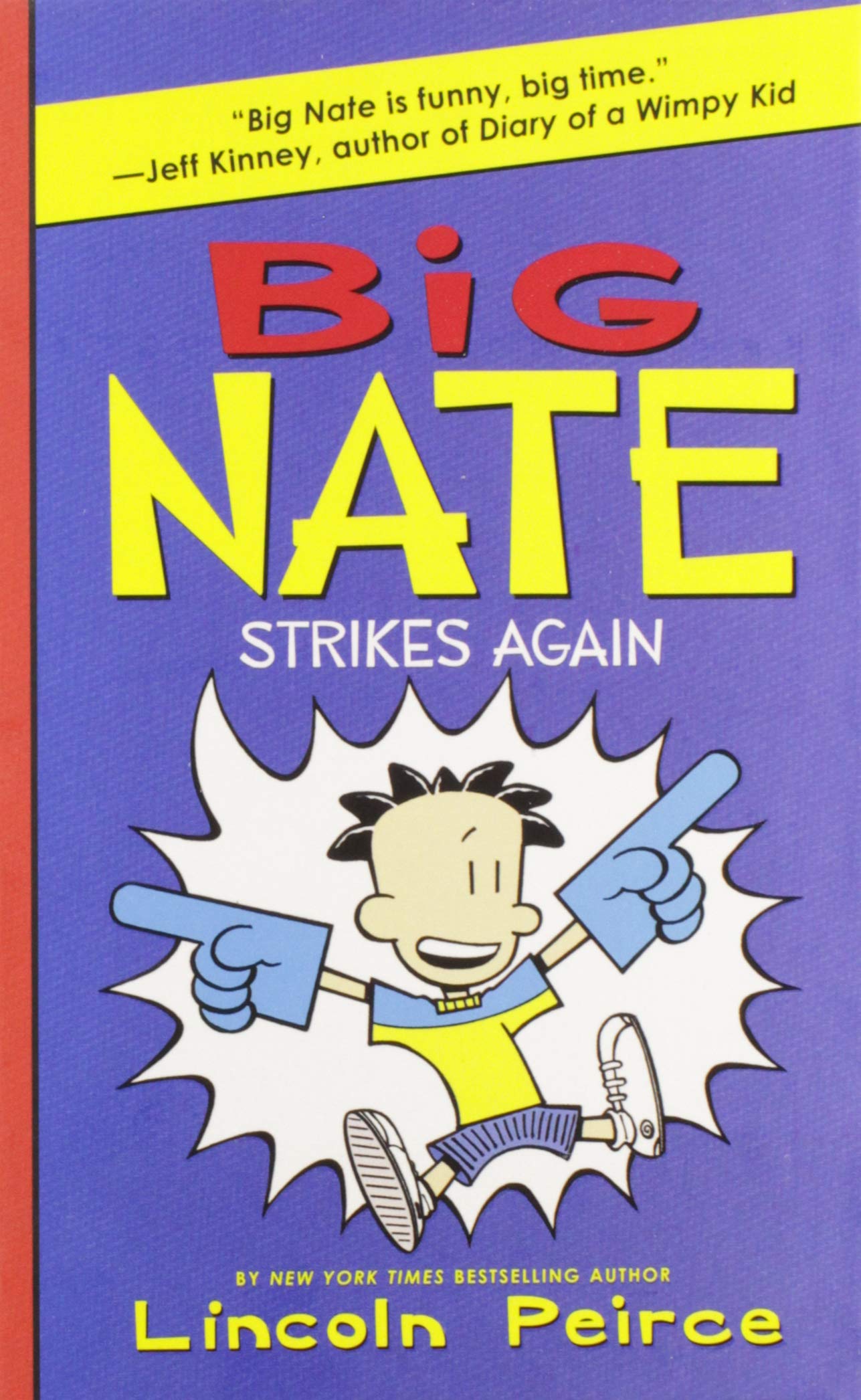 Big Nate Strikes Again book cover