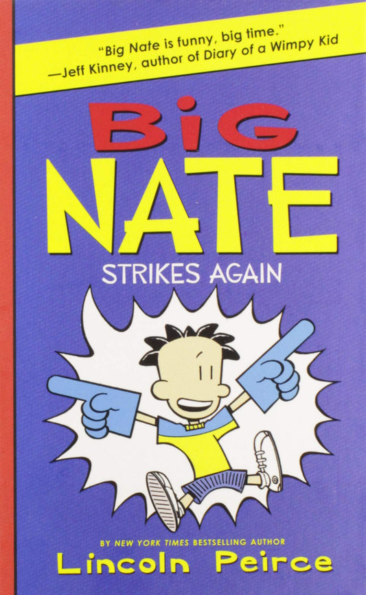 Big Nate Strikes Again book cover