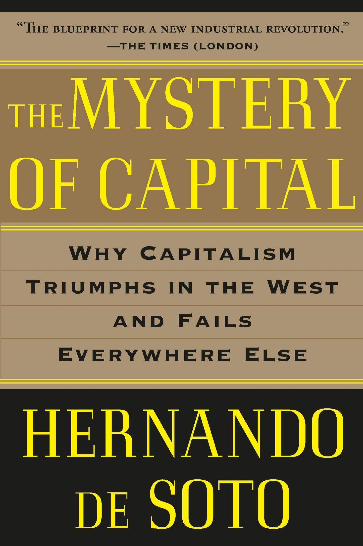 The Mystery of Capital: Why Capitalism Triumphs in the West and Fails Everywhere Else book cover