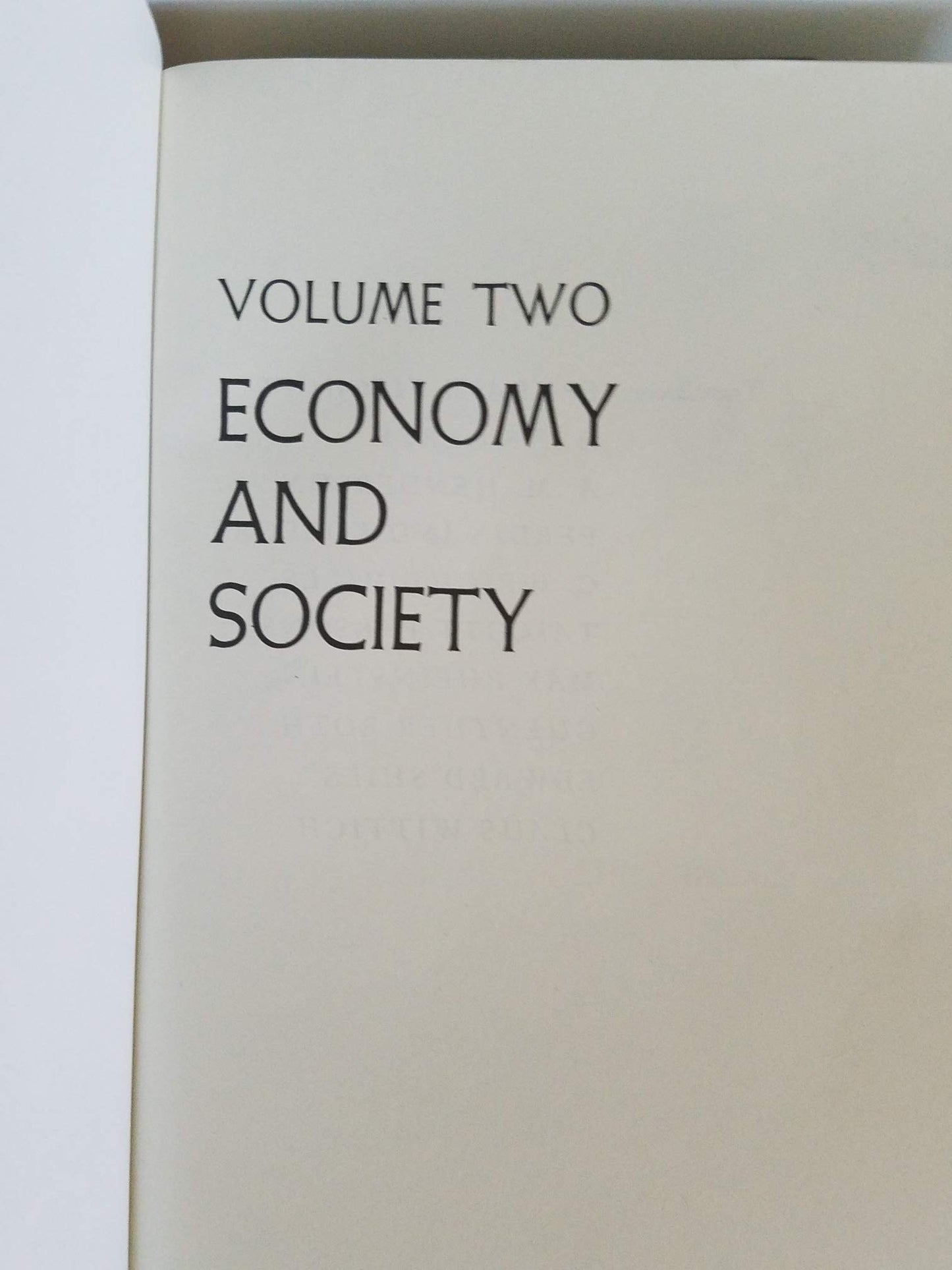 Economy and Society book cover