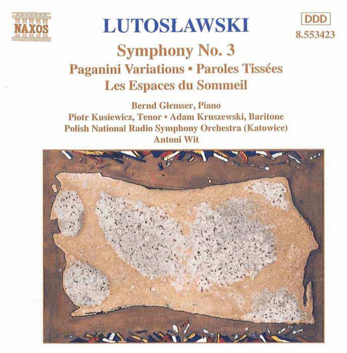 Symphony 3 / Paganini Variations / Paroles Tissees book cover