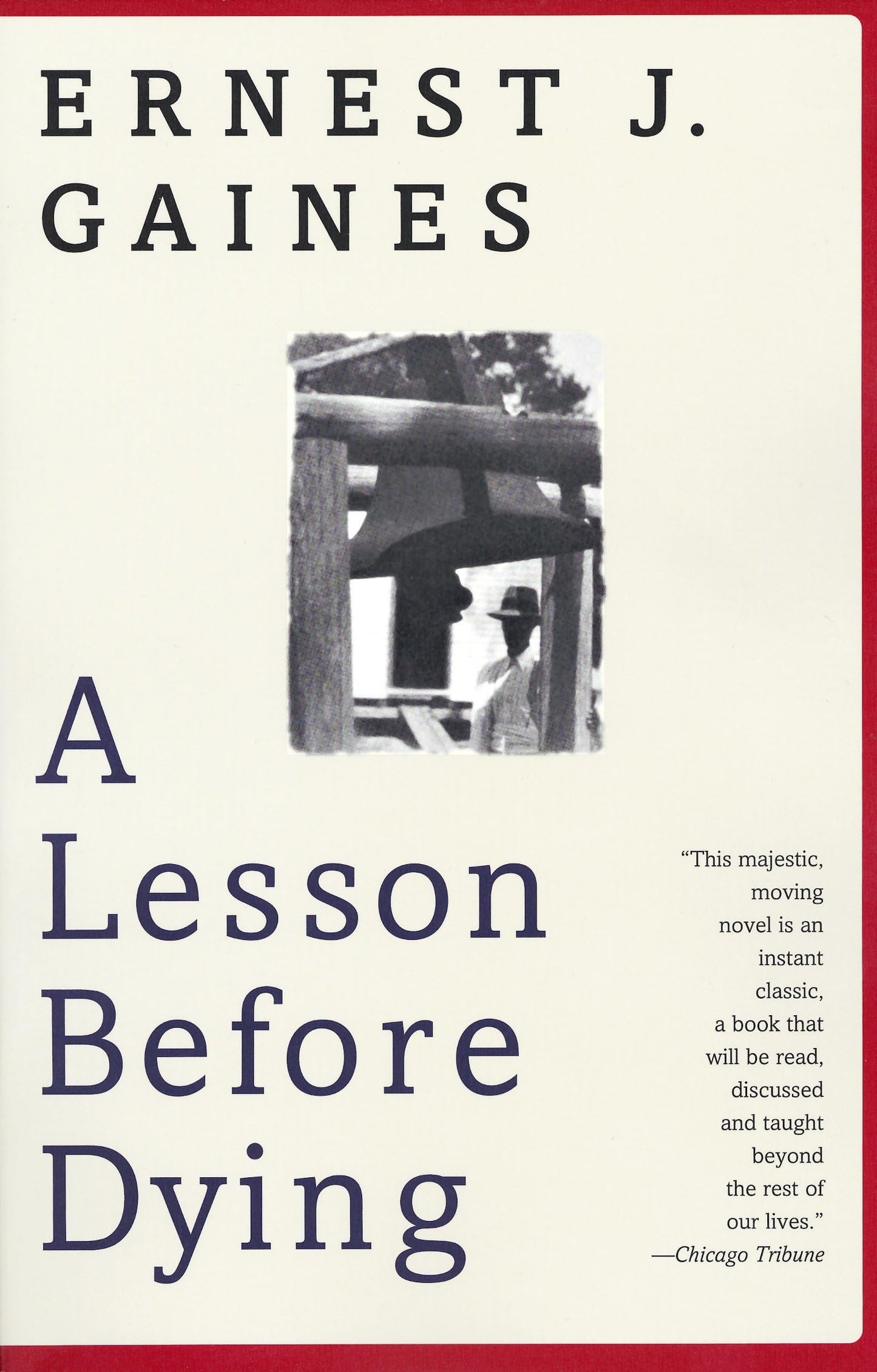 Lesson Before Dying book cover