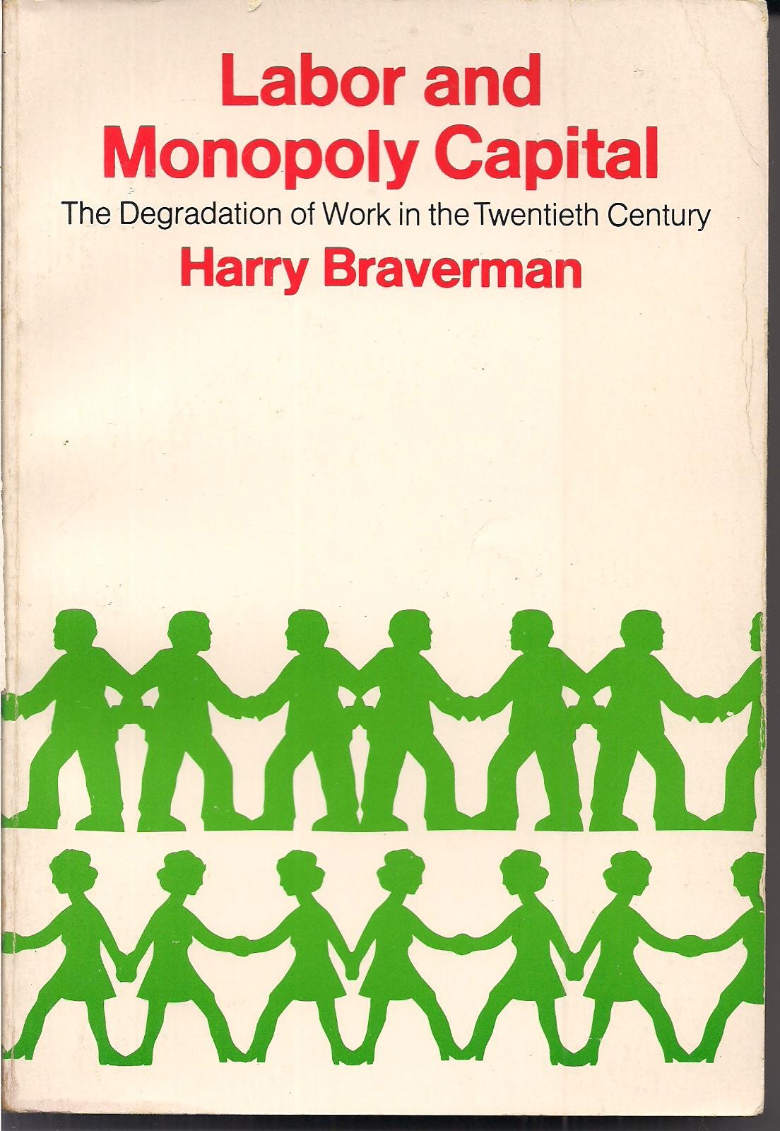 Labor and Monopoly Capital book cover