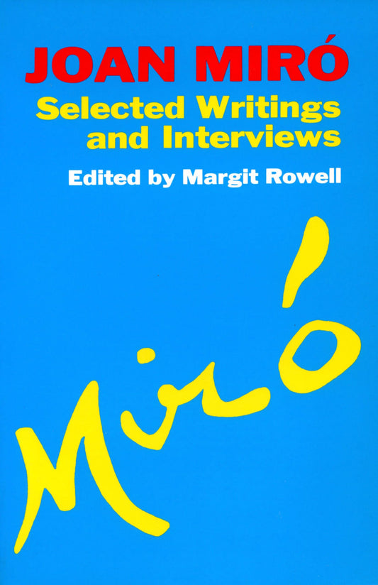 Joan Miro book cover