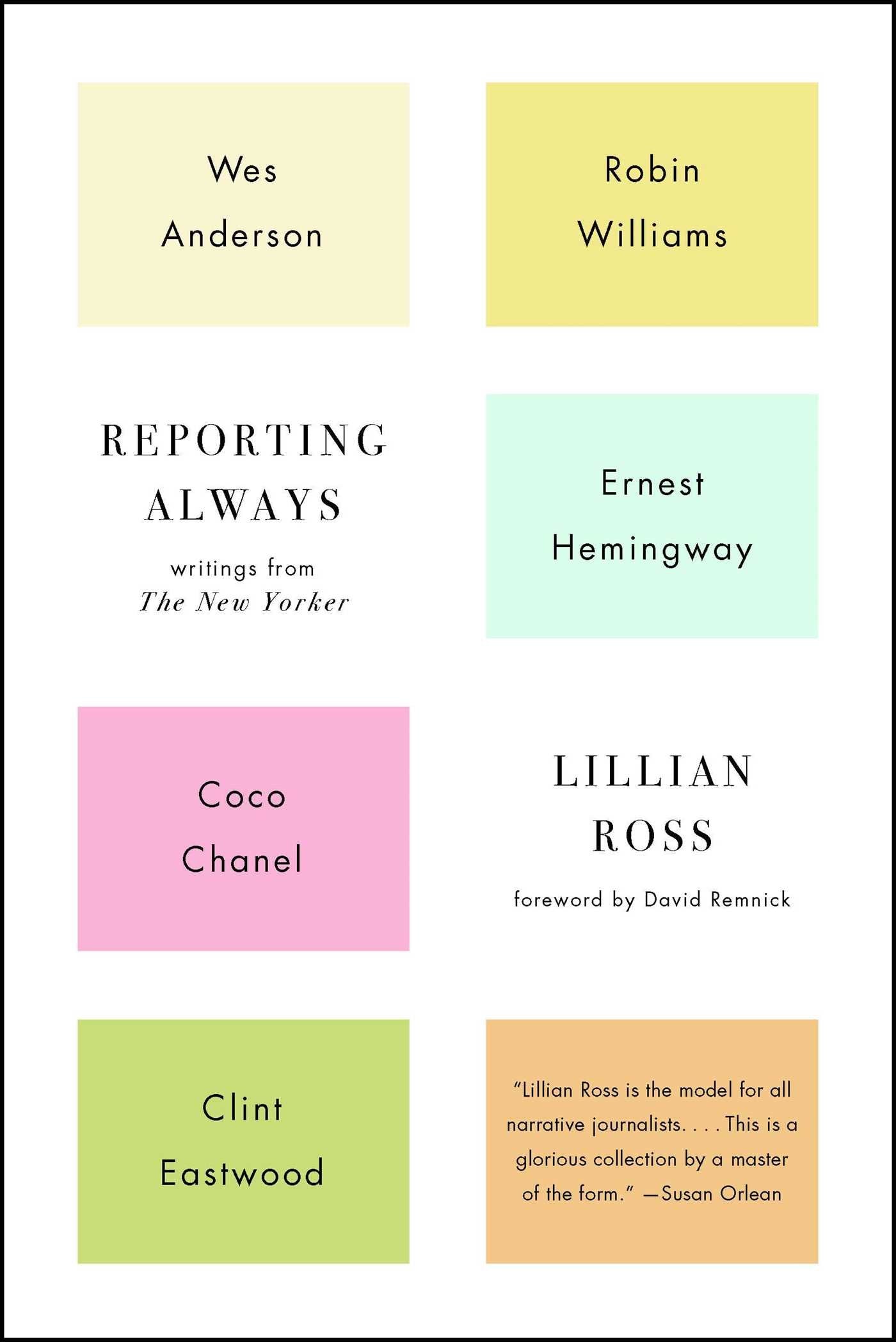 Reporting Always: Writings from the New Yorker book cover