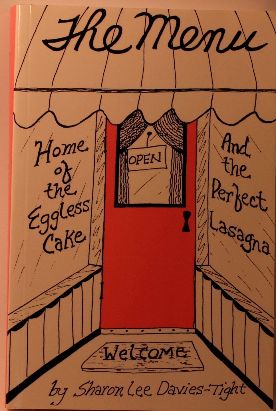 Menu book cover