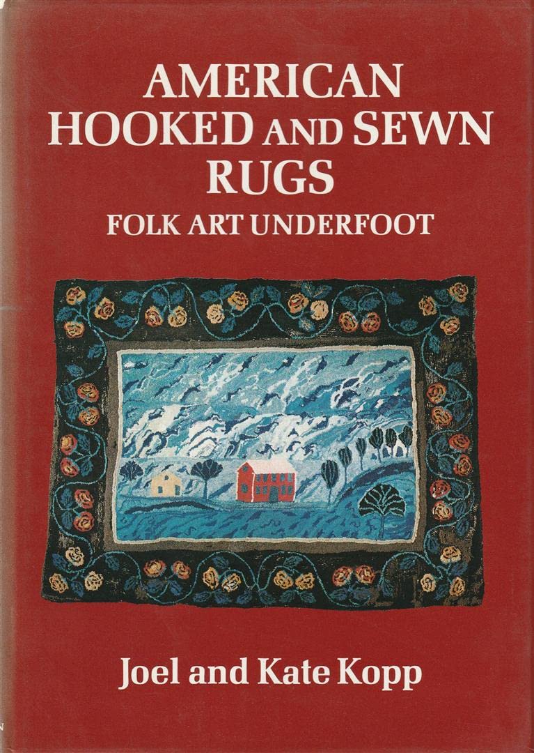 American hooked and sewn rugs: Folk art underfoot book cover