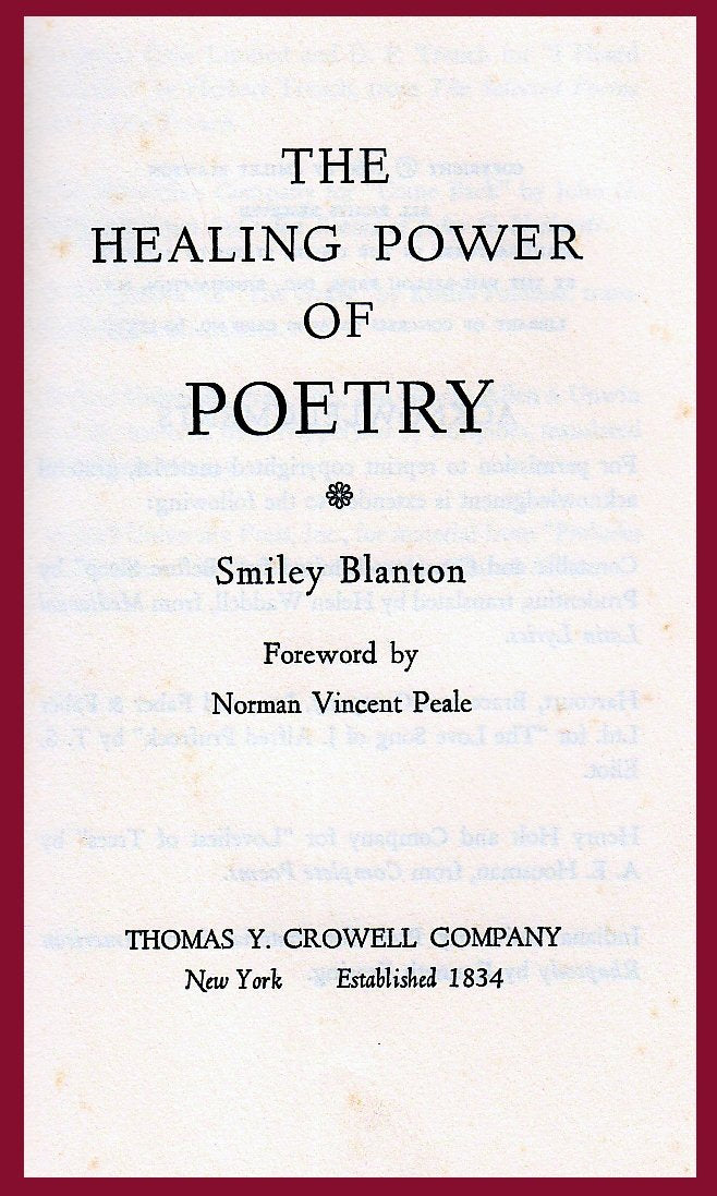 The healing power of poetry