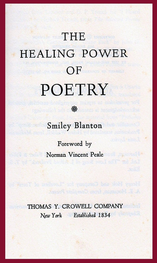 The healing power of poetry