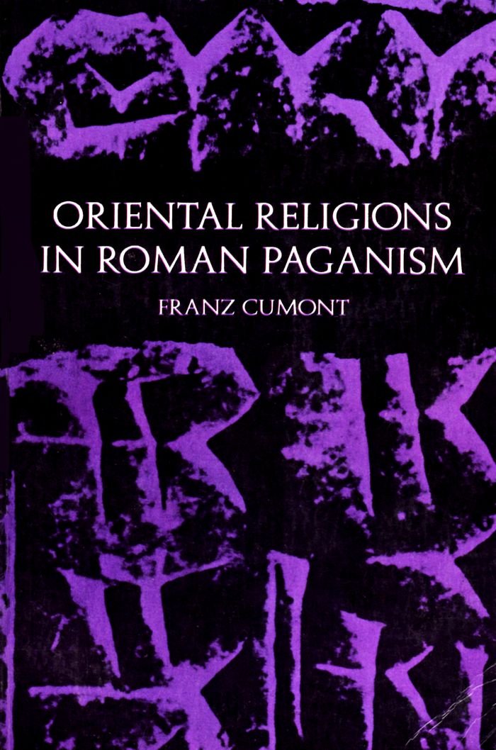 Oriental Religions in Roman Paganism book cover