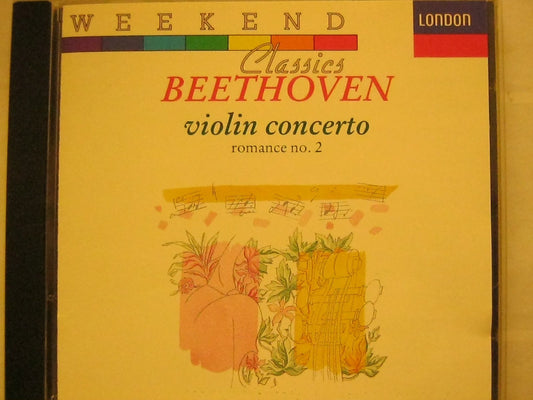 Weekend Classics: Violin Concerto D / Romance No. 2 in F major book cover