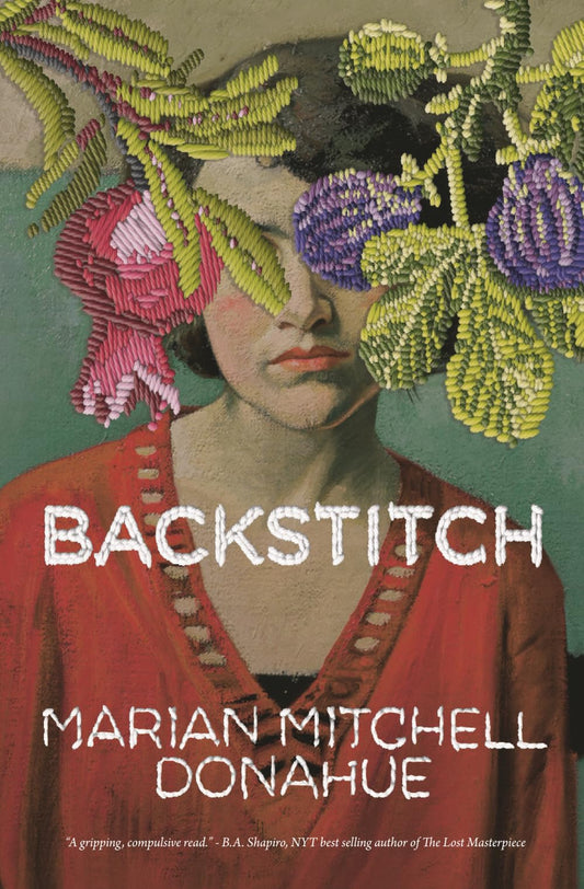 Backstitch book cover