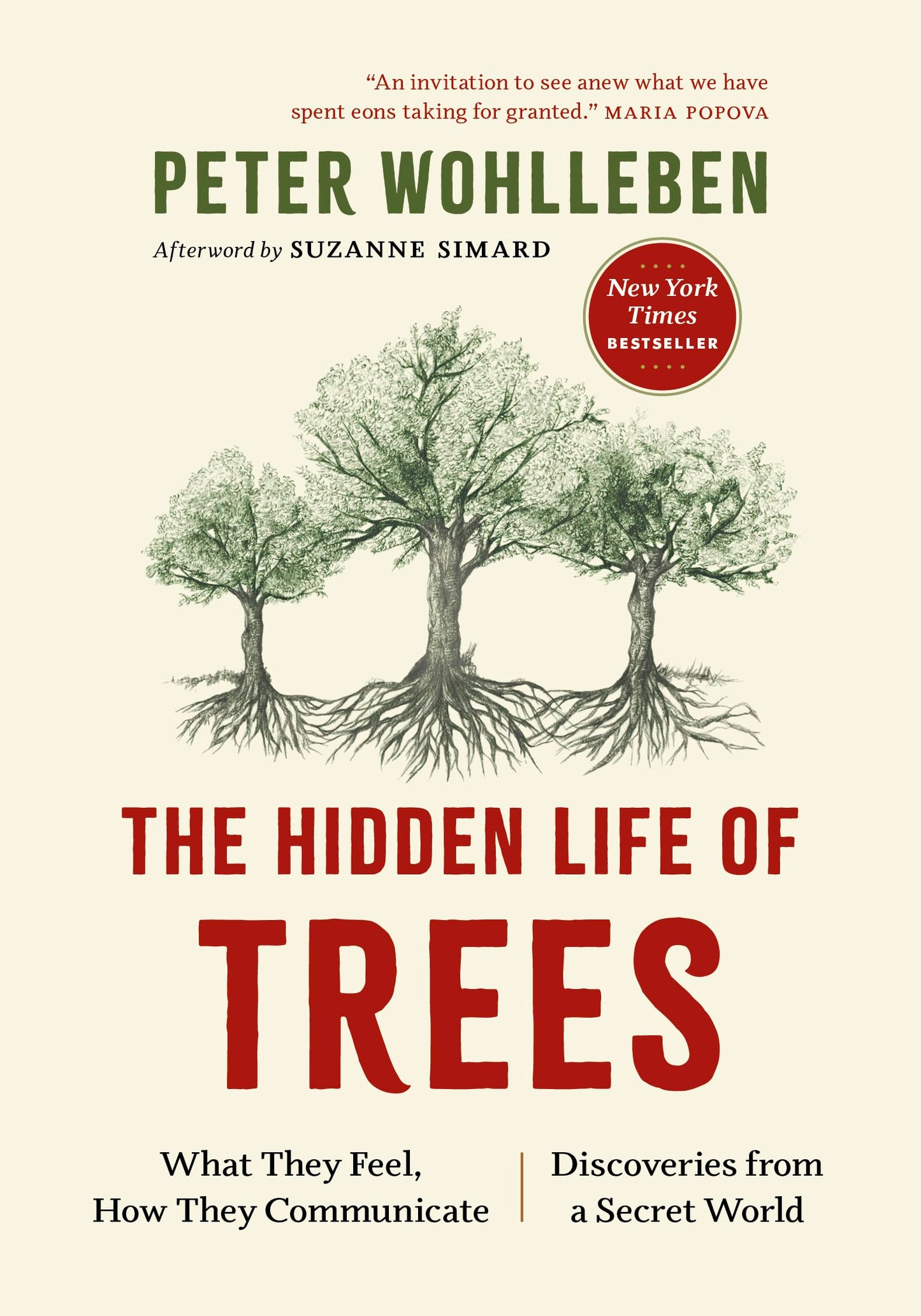 The Hidden Life of Trees book cover