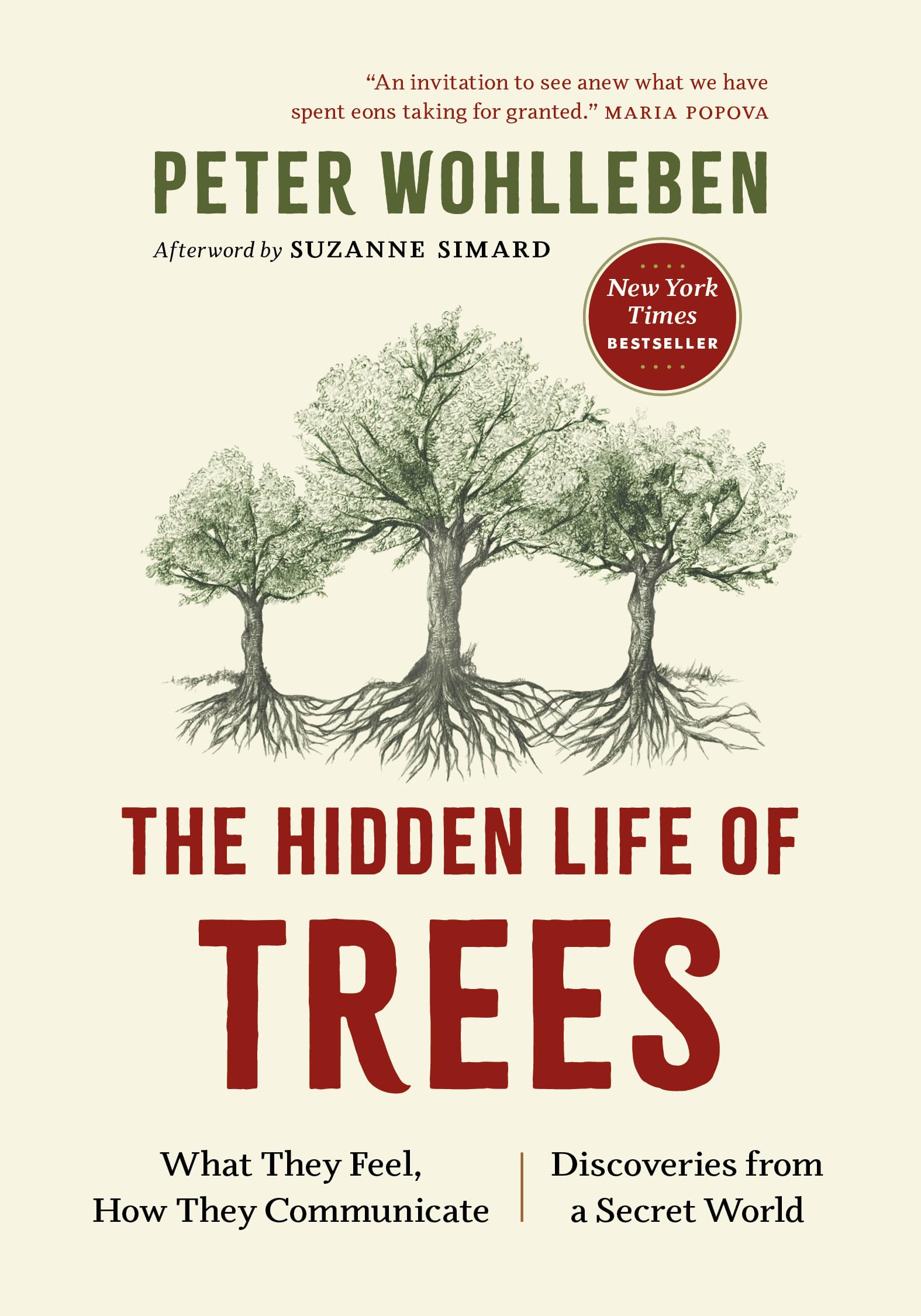The Hidden Life of Trees book cover