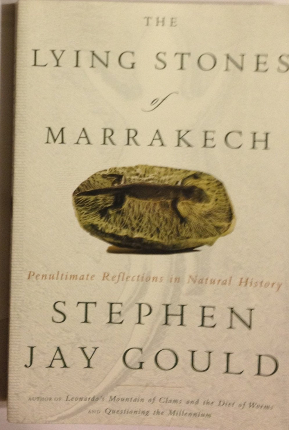 The Lying Stones of Marrakech: Penultimate Reflections in Natural History.[23 essays]. book cover