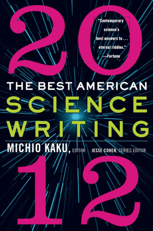 Best American Science Writing 2012 book cover