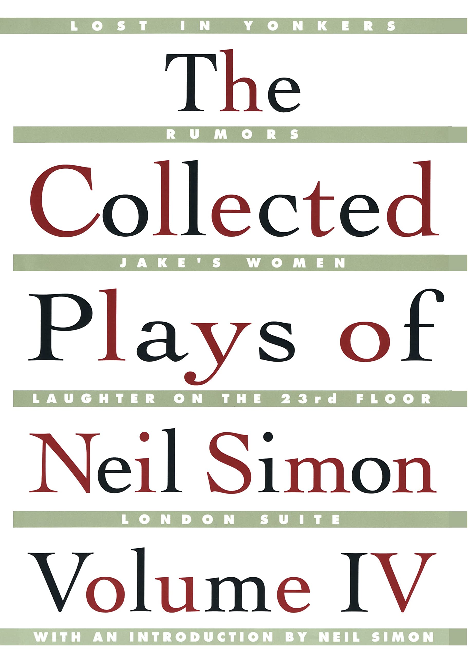 Collected Plays of Neil Simon Vol IV (Original) book cover