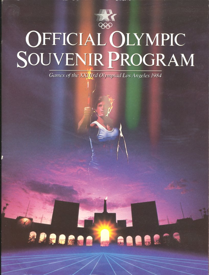 Official Olympic Souvenir Program: Games of the Xxiiird Olympiad, Los Angeles, 1984 book cover
