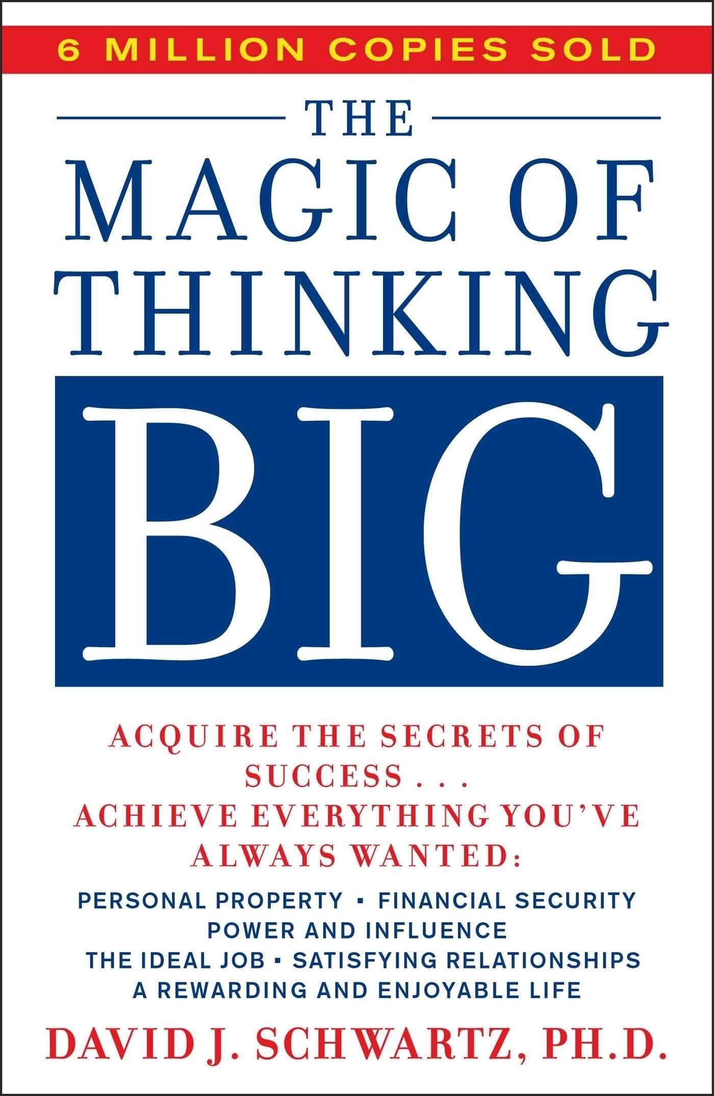Magic of Thinking Big book cover