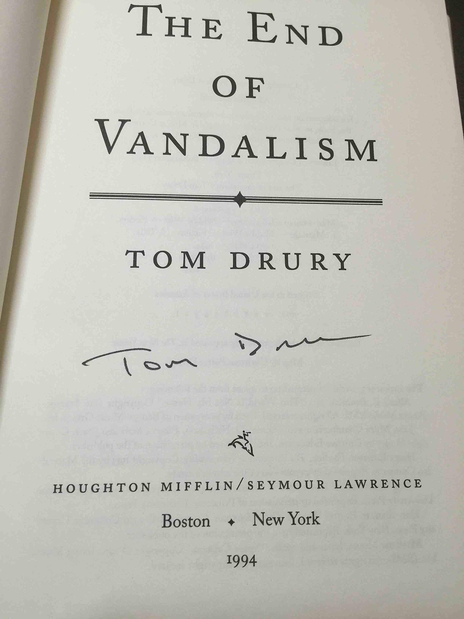 End of Vandalism CL book cover