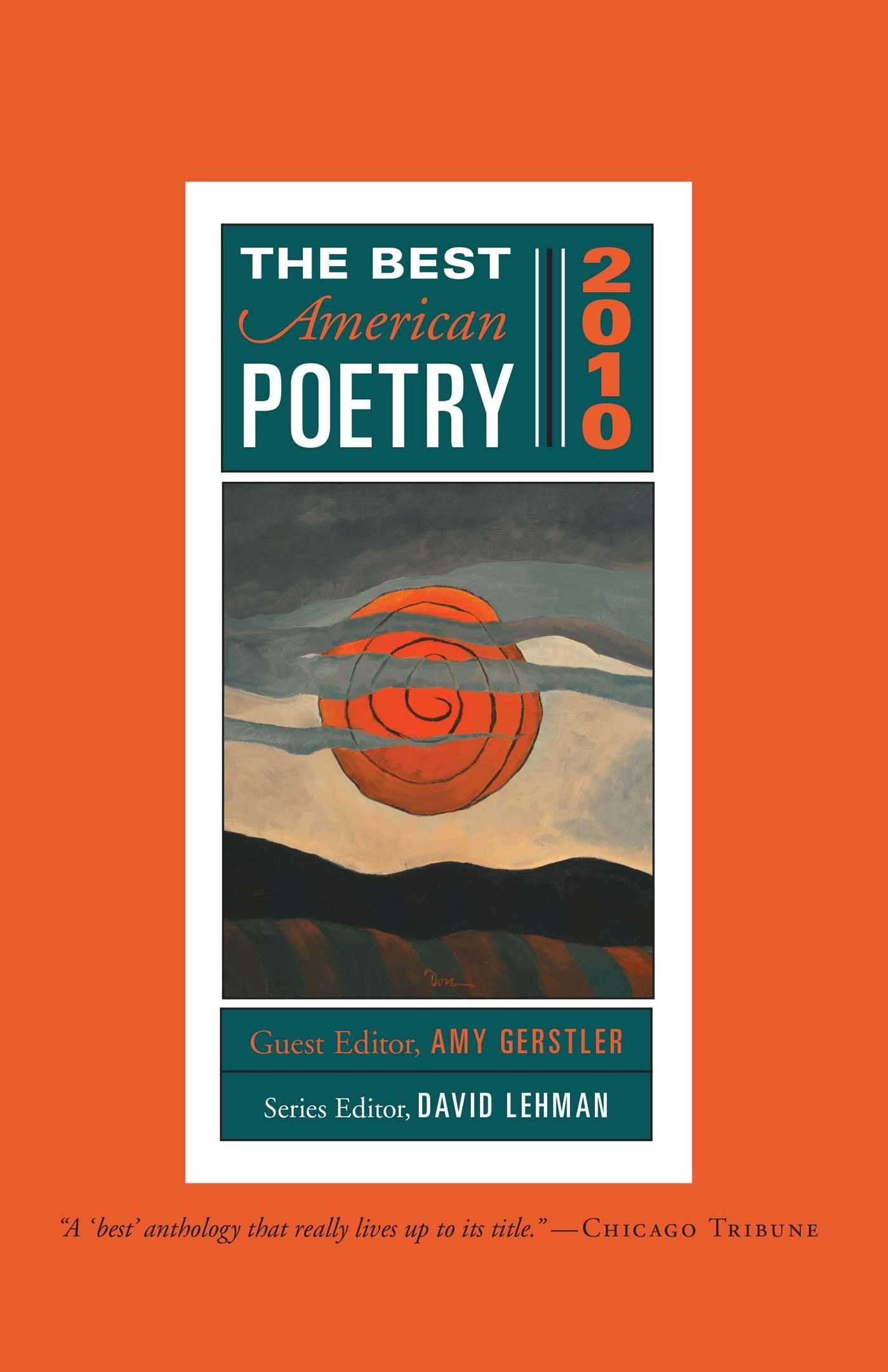 The Best American Poetry 2010: Series Editor David Lehman book cover