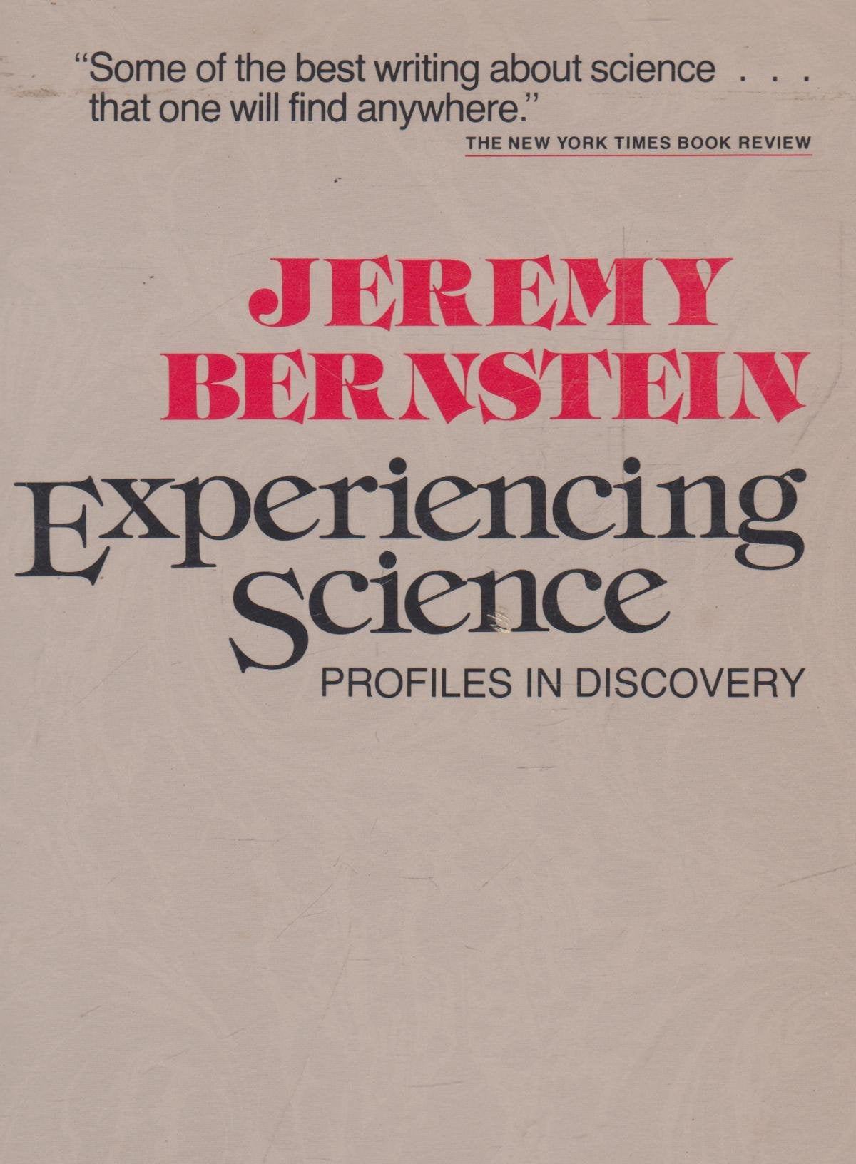 Experiencing Acience book cover