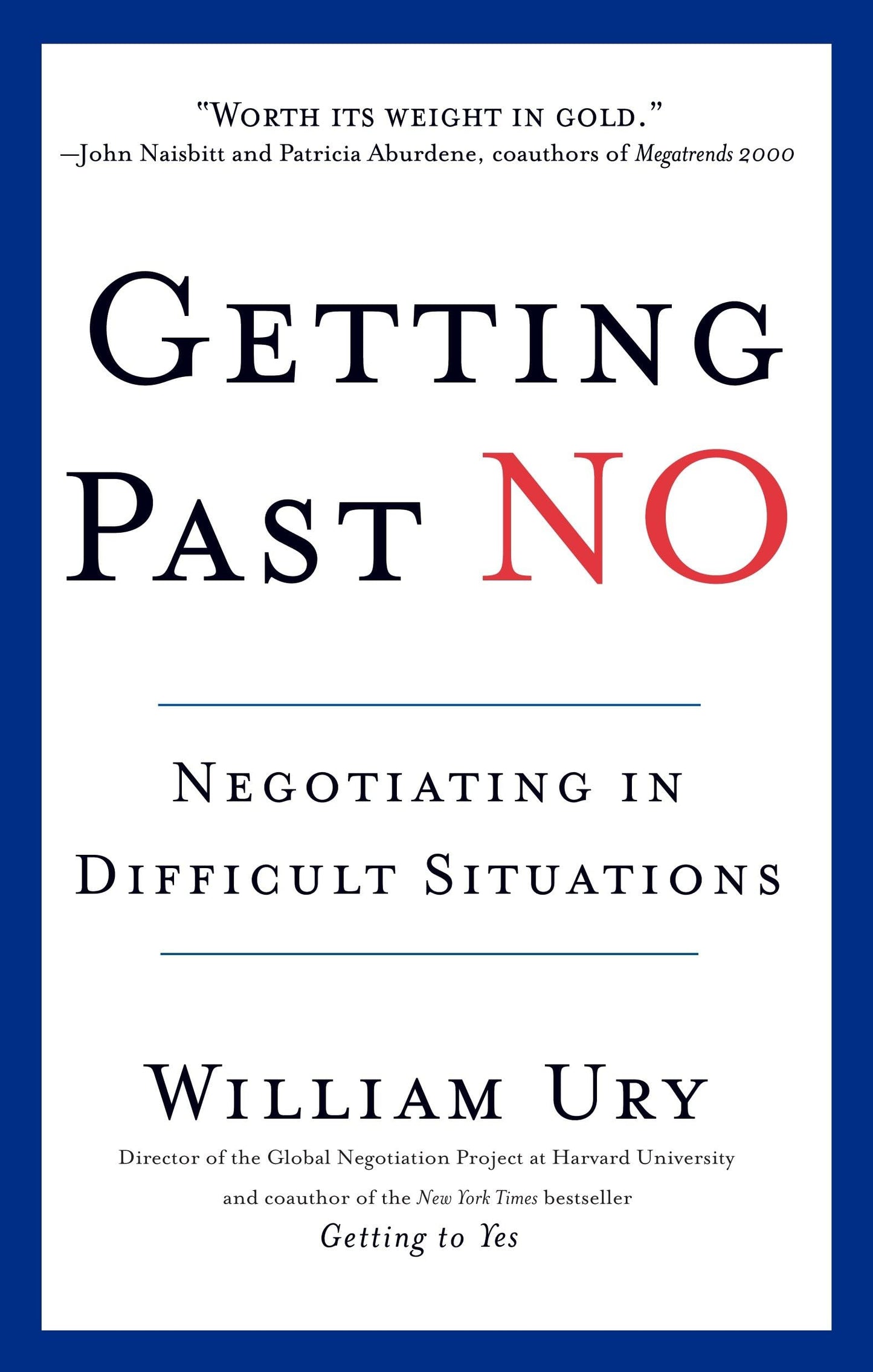 Getting Past No: Negotiating in Difficult Situations (Revised) book cover