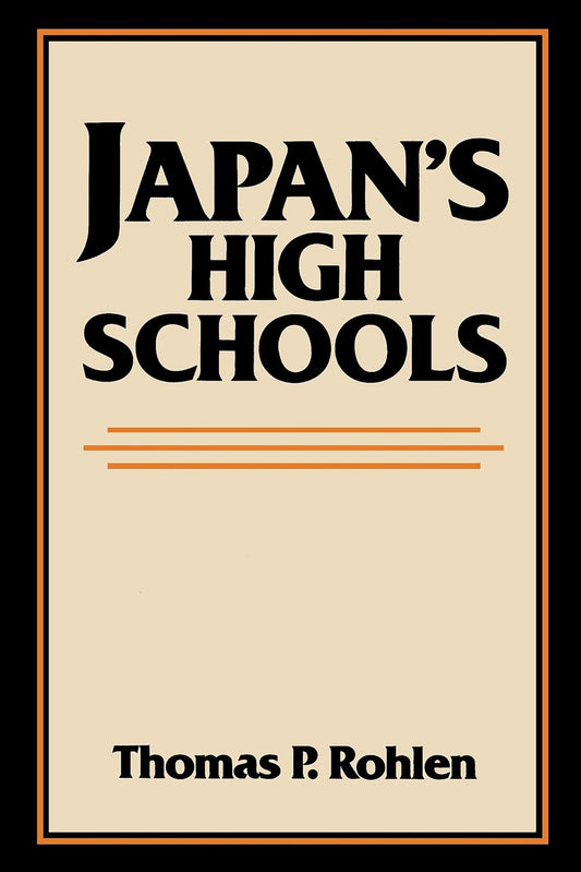 Japan's High Schools book cover