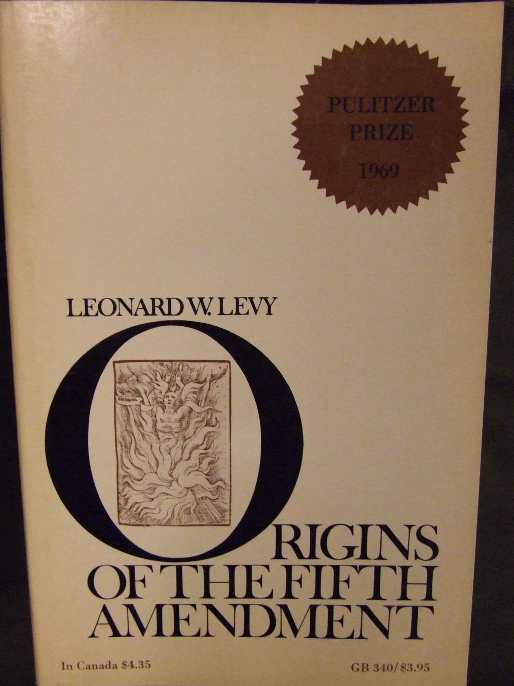 Origins of the Fifth amendment: The right against self-incrimination book cover