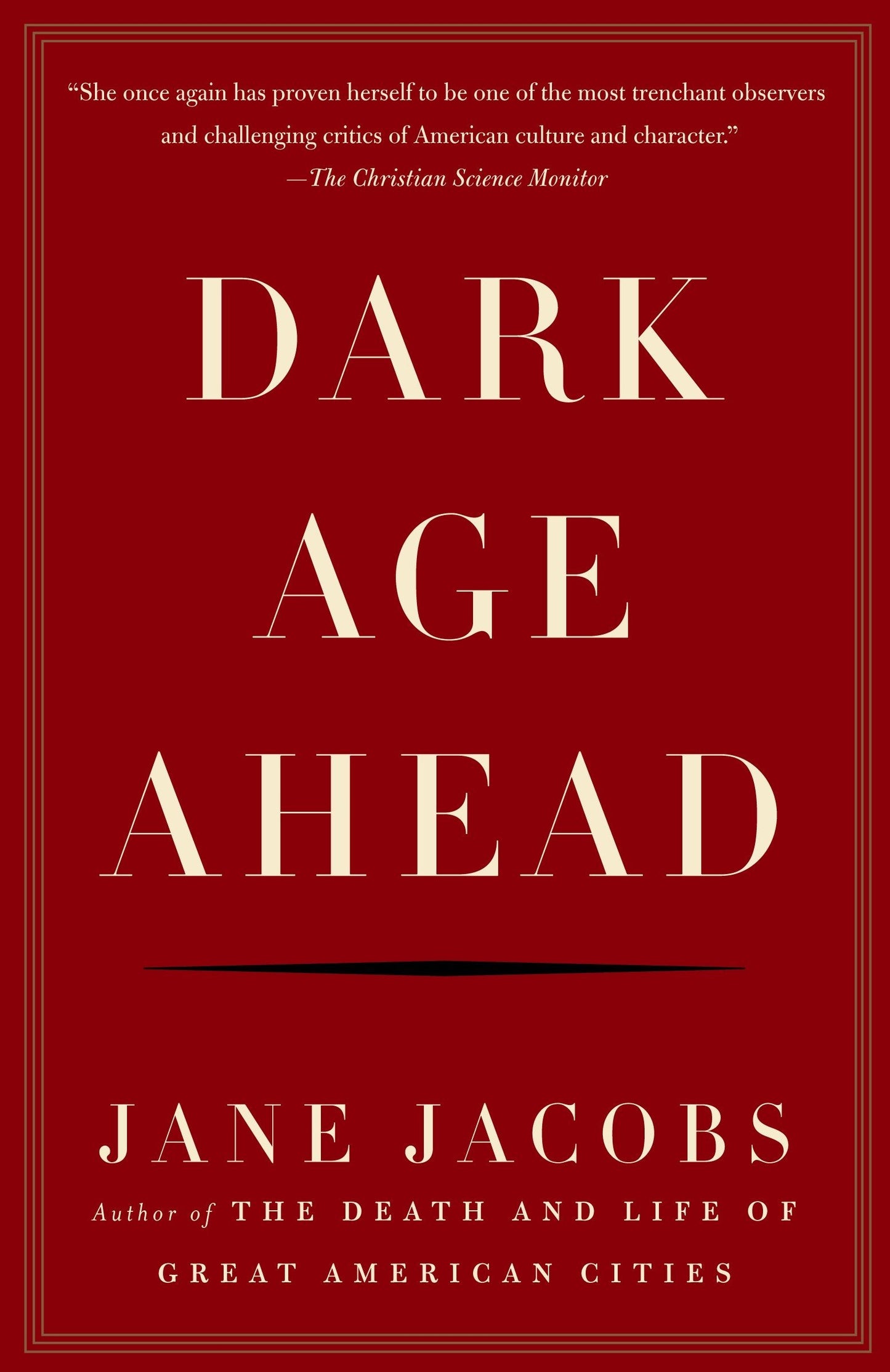 Dark Age Ahead