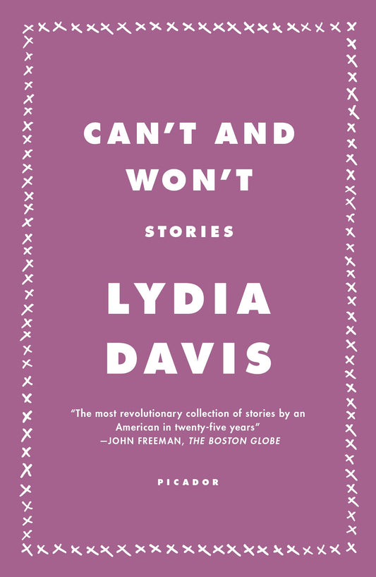 Can't and Won't: Stories book cover
