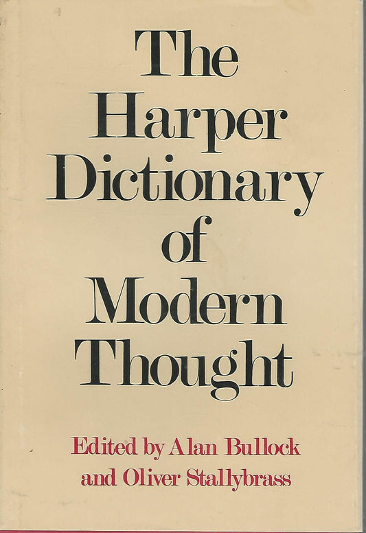 Harper Dictionary of Modern Thought book cover