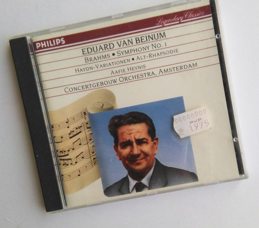 Eduard Van Beinum - Brahms: Symphony No. 1, Variations on a Theme of Haydn Op. 56a, Rhapsody Op. 53