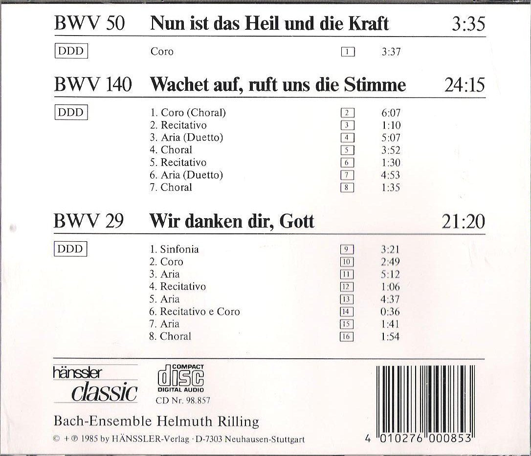 DIE BACH KANTATE book cover