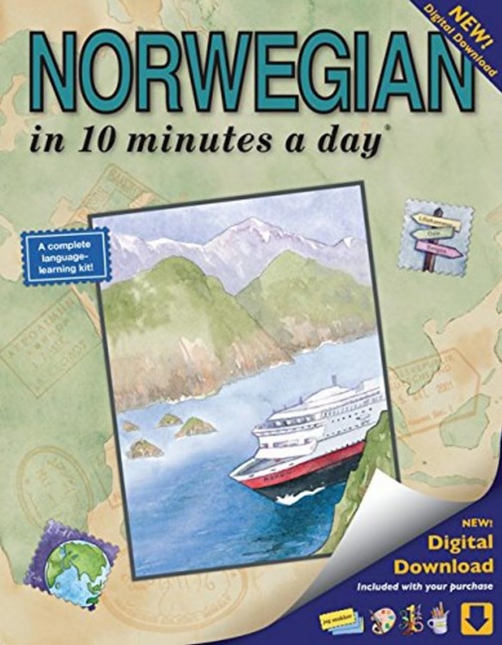Norwegian in 10 Minutes a Day book cover