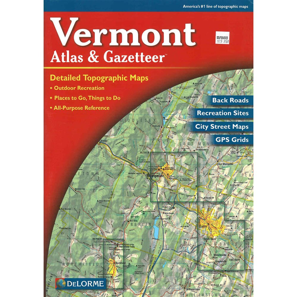 Vermont Atlas & Gazetteer book cover