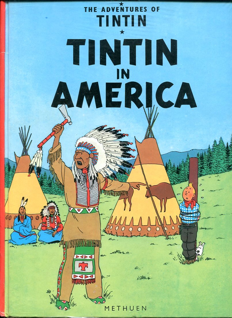 Tintin in America (R) book cover