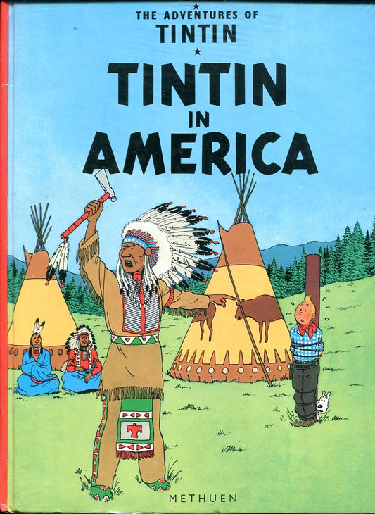 Tintin in America (R) book cover