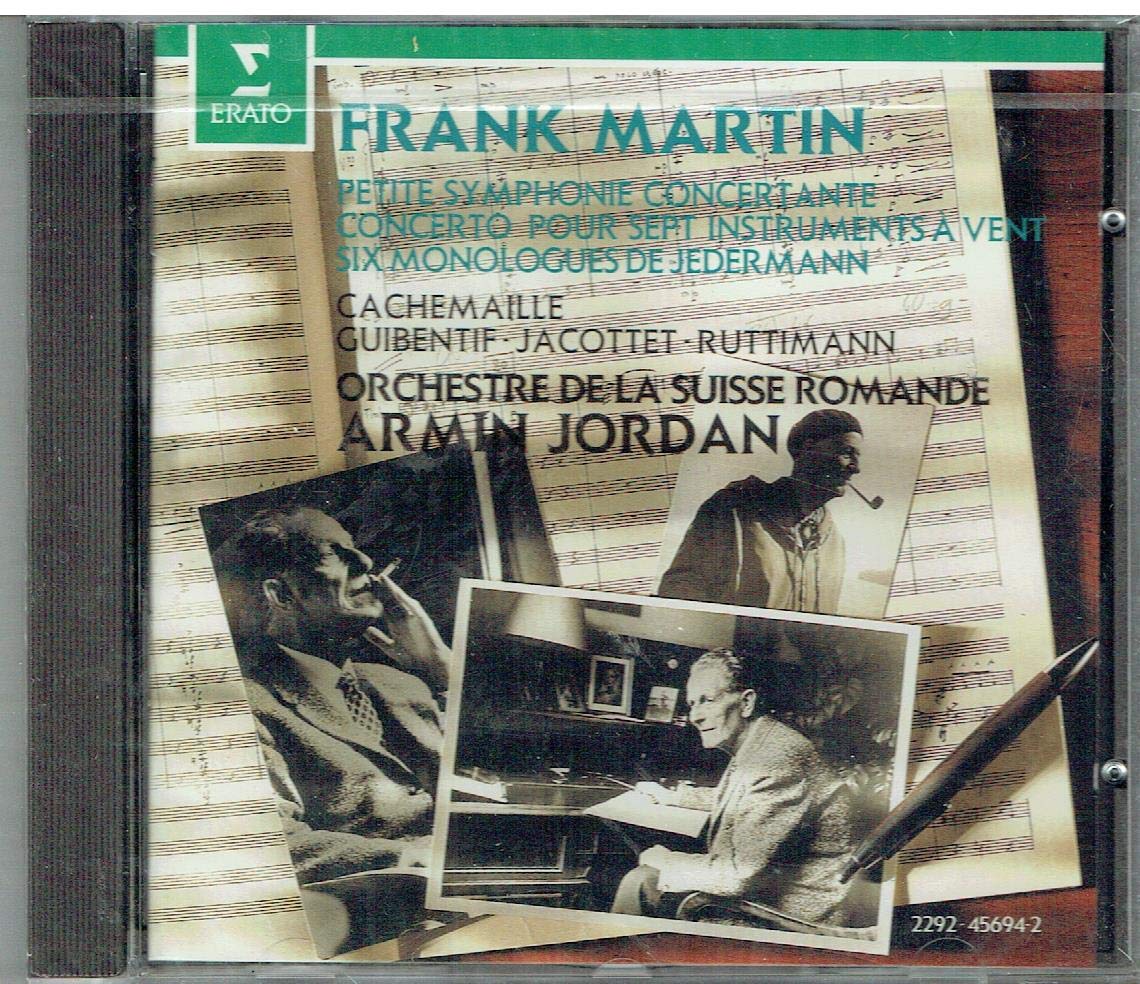 Martin: Petite symphonie concertante / 6 Monologe aus Jedermann / Concerto pour 7 Instriments à Vent book cover