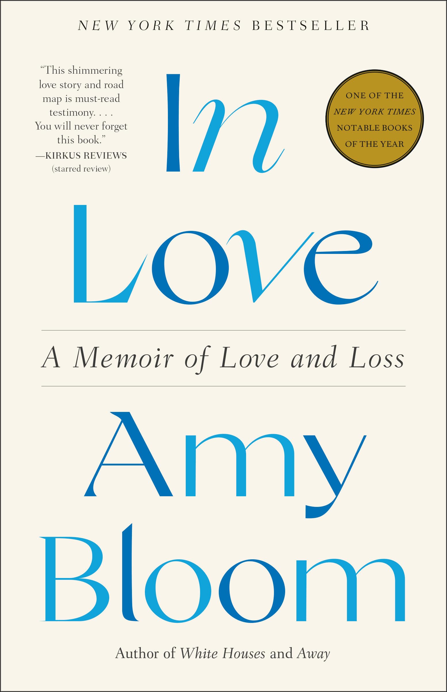 In Love: A Memoir of Love and Loss book cover