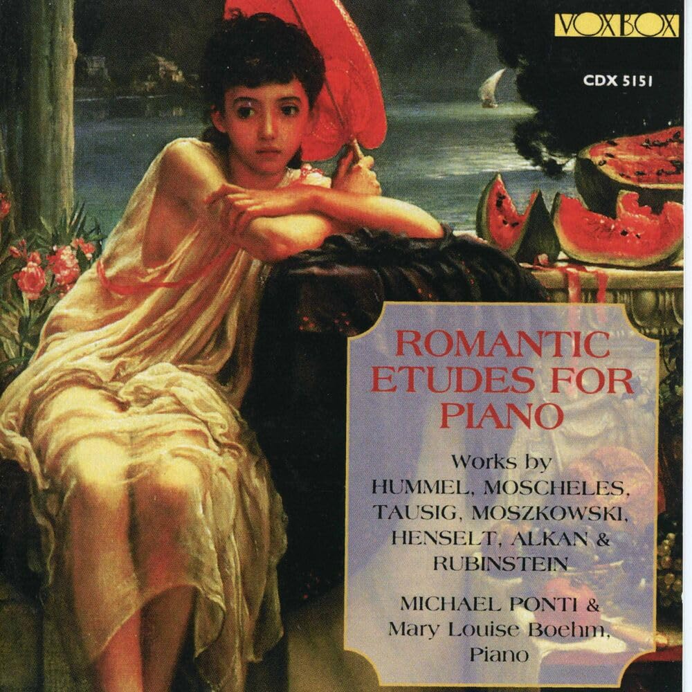 Romantic Etudes for Piano book cover